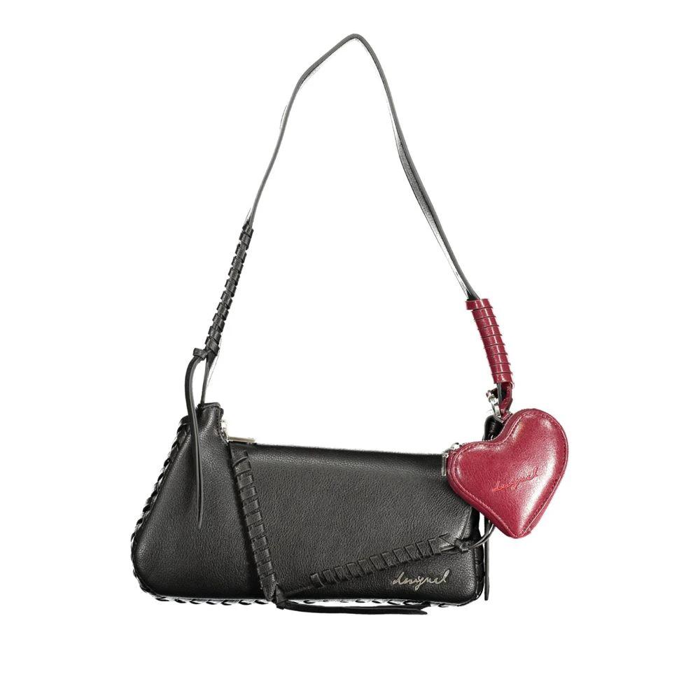 Desigual Schwarze Damen-Handtasche aus Polyurethan by Desigual
