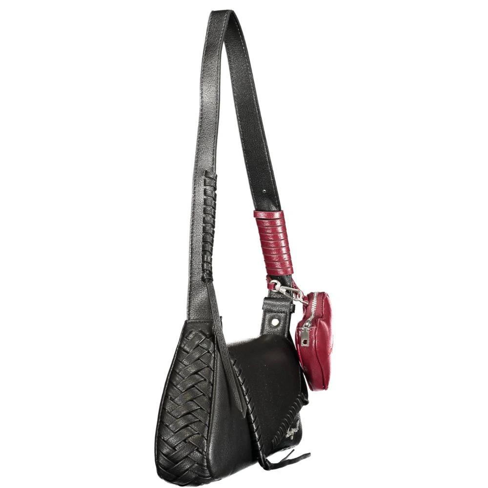 Desigual Schwarze Damen-Handtasche aus Polyurethan by Desigual