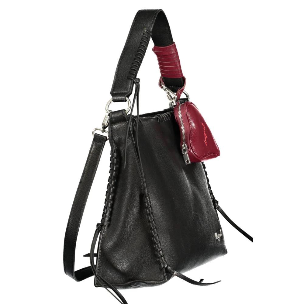 Desigual Nero Poliuretano Damen Handtasche by Desigual