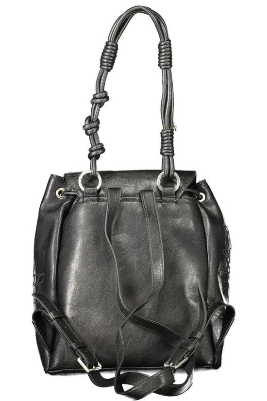 Desigual Schwarzer Mini-Rucksack aus Polyurethan für Damen by Desigual