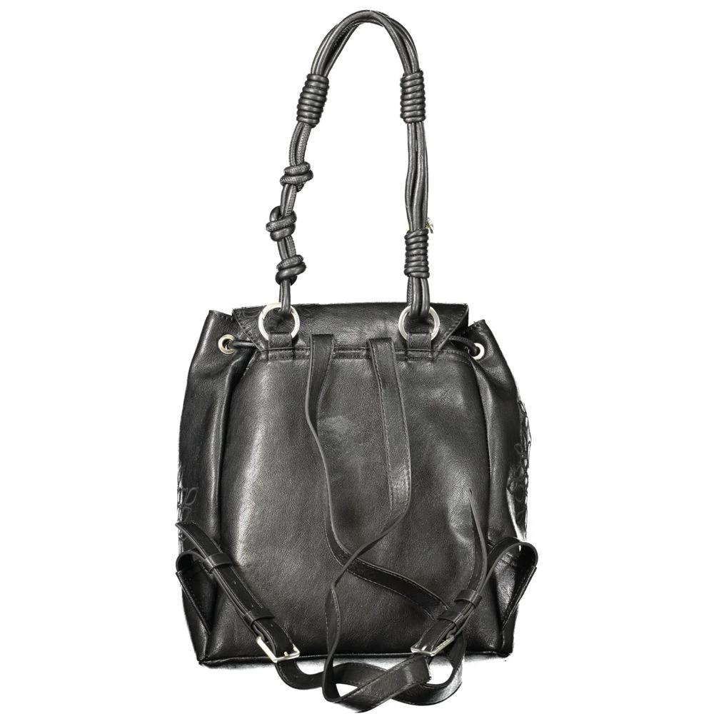 Desigual Schwarzer Mini-Rucksack aus Polyurethan für Damen by Desigual