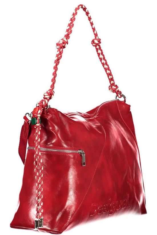 Desigual Rote Handtasche aus Polyurethan für Damen by Desigual