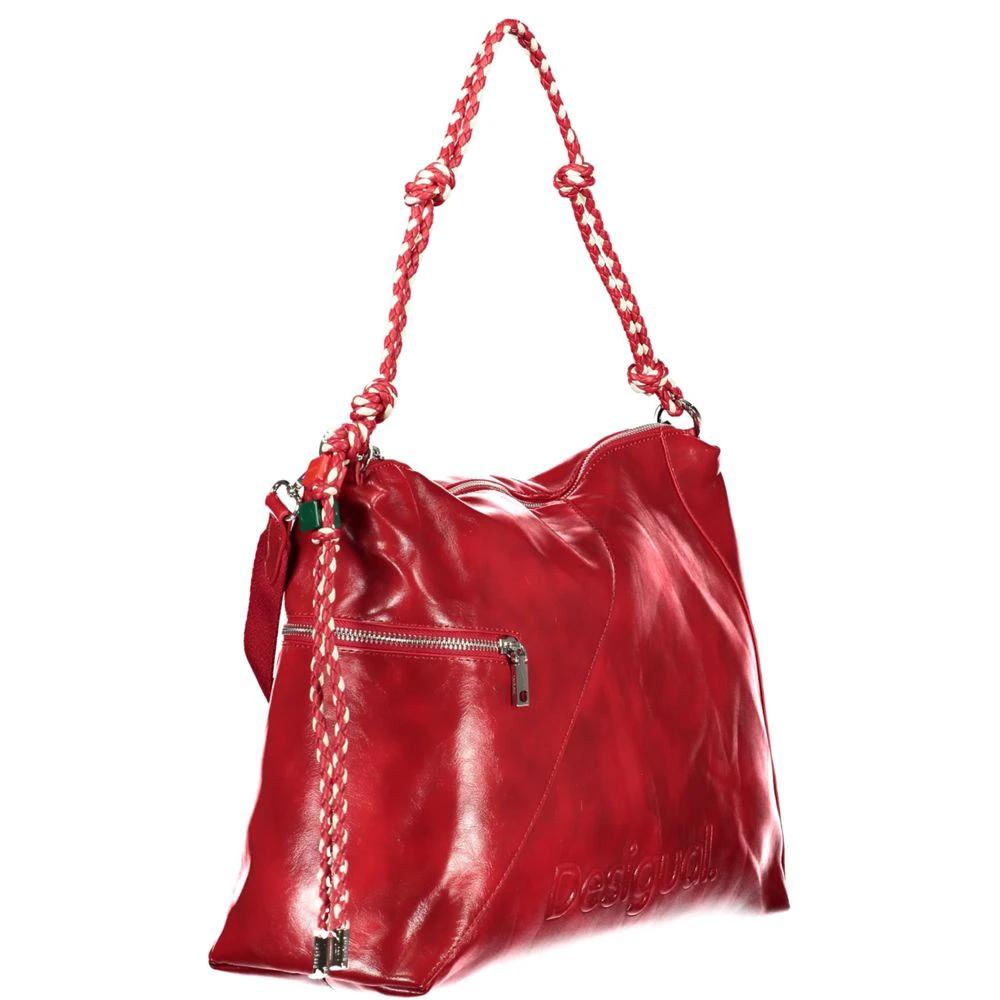 Desigual Rote Handtasche aus Polyurethan für Damen by Desigual