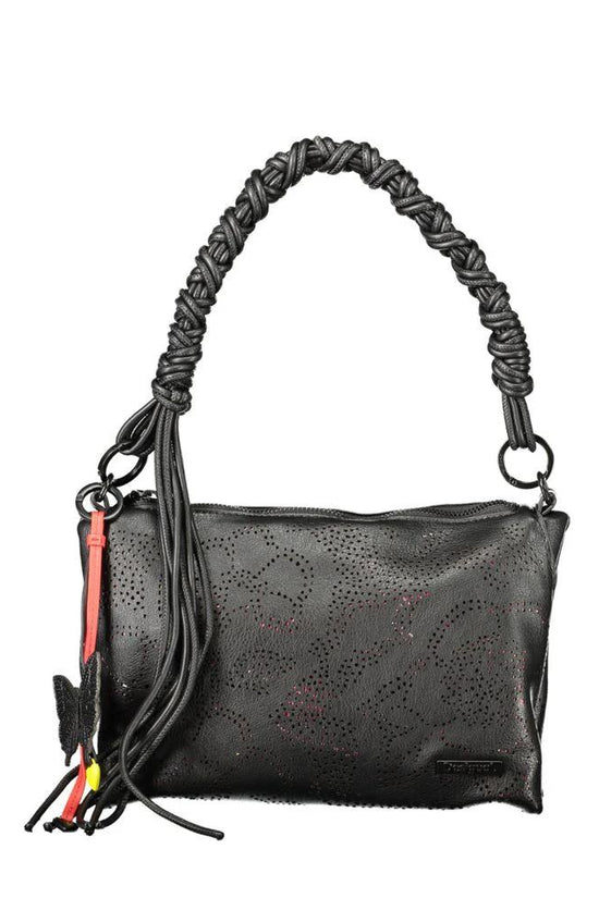 Desigual Schwarze Damen-Handtasche aus Polyurethan by Desigual
