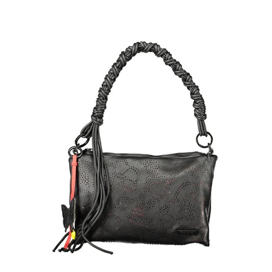 Desigual Schwarze Damen-Handtasche aus Polyurethan by Desigual