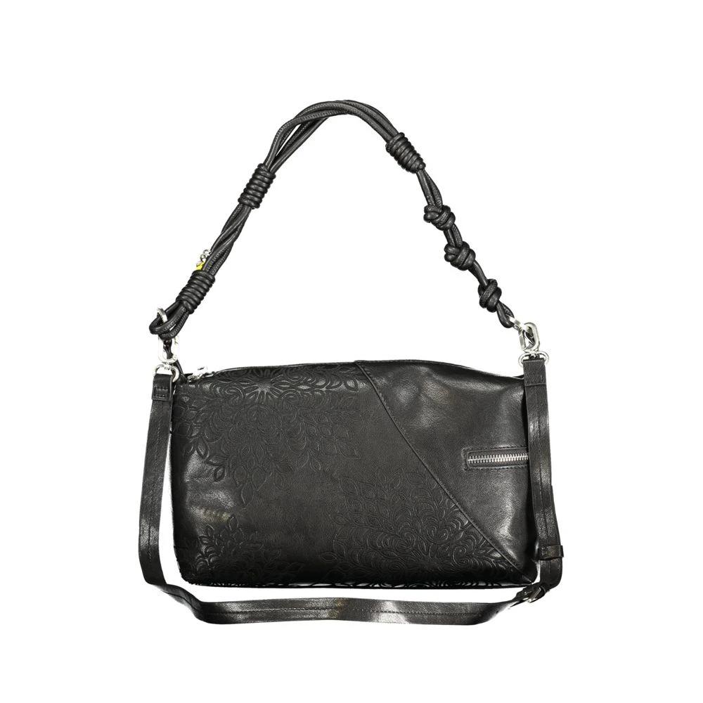 Desigual Schwarze Damen-Handtasche aus Polyurethan by Desigual