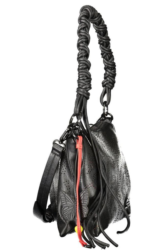 Desigual Schwarze Damen-Handtasche aus Polyurethan by Desigual