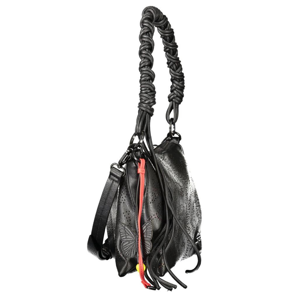 Desigual Schwarze Damen-Handtasche aus Polyurethan by Desigual