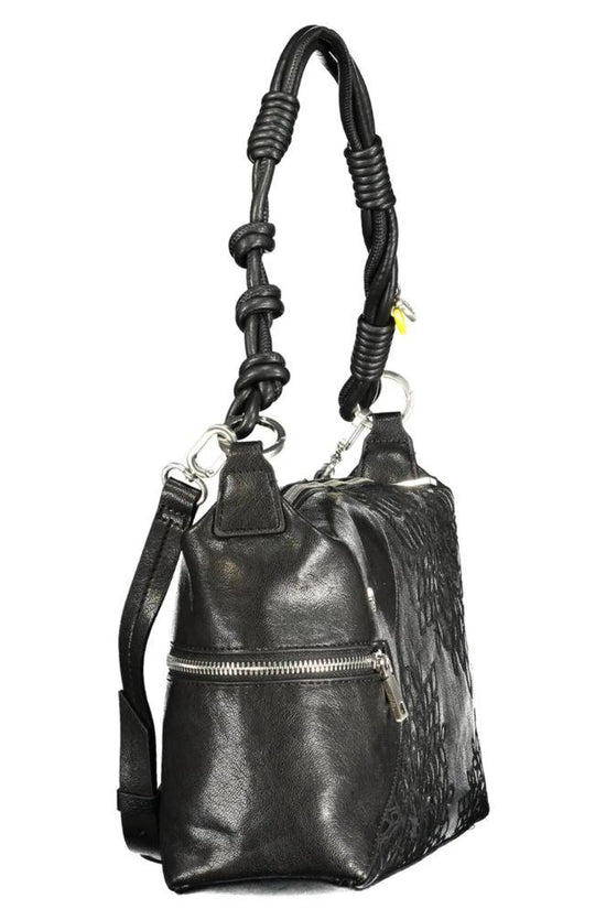 Desigual Schwarze Damen-Handtasche aus Polyurethan by Desigual