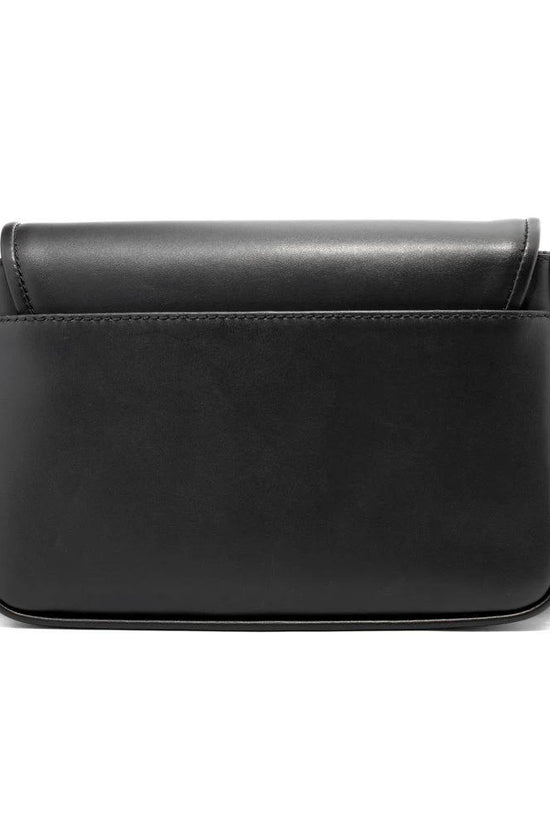 Michael Kors Schwarze Leder Schultertasche by Michael Kors