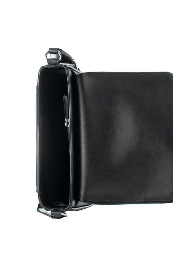 Michael Kors Schwarze Leder Schultertasche by Michael Kors