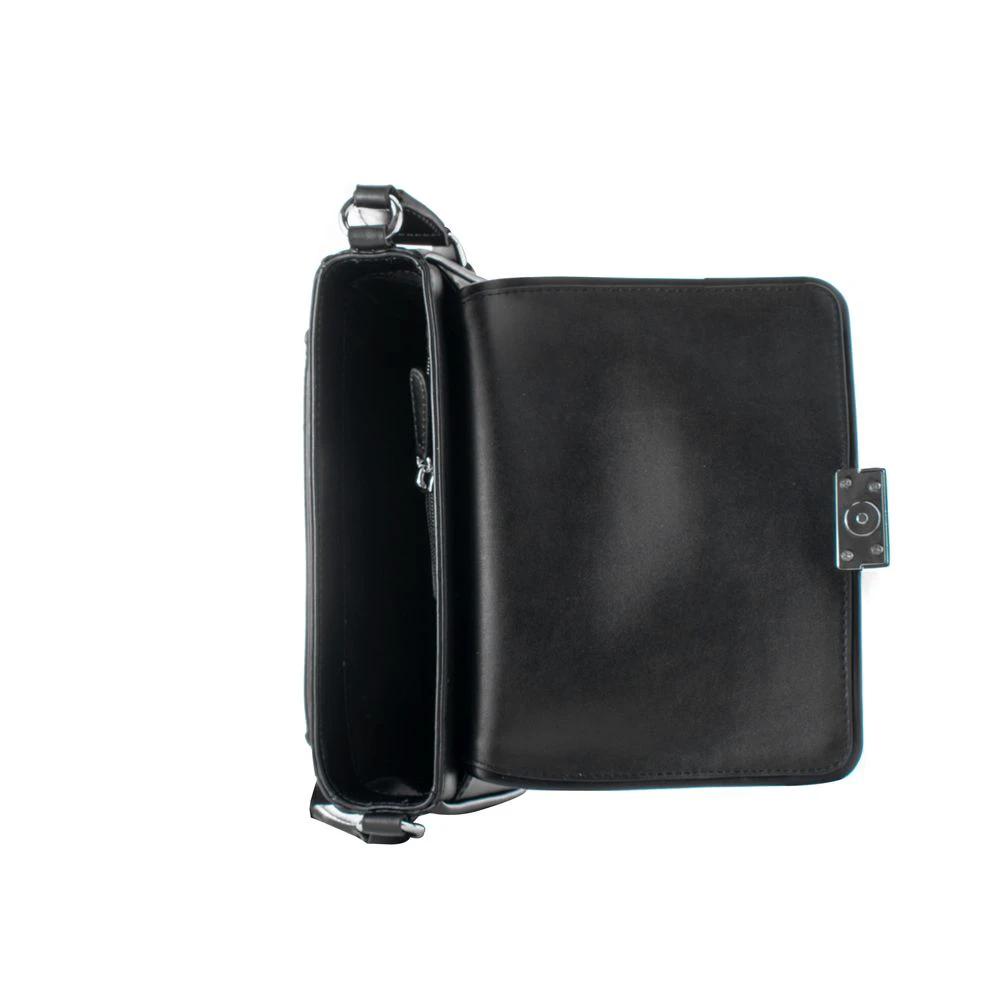 Michael Kors Schwarze Leder Schultertasche by Michael Kors