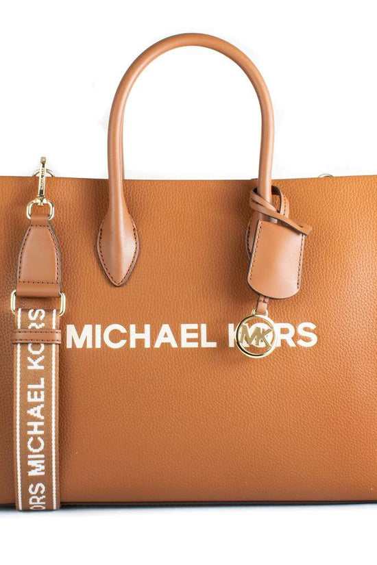 Michael Kors Braune Leder Schultertasche by Michael Kors