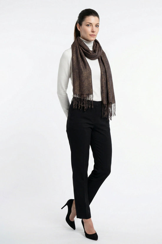 Brunello Cucinelli Silberner Leinen-Schal by Brunello Cucinelli