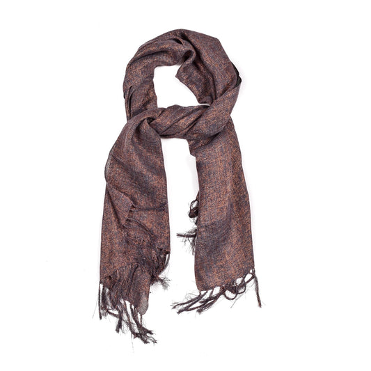 Brunello Cucinelli Silberner Leinen-Schal by Brunello Cucinelli