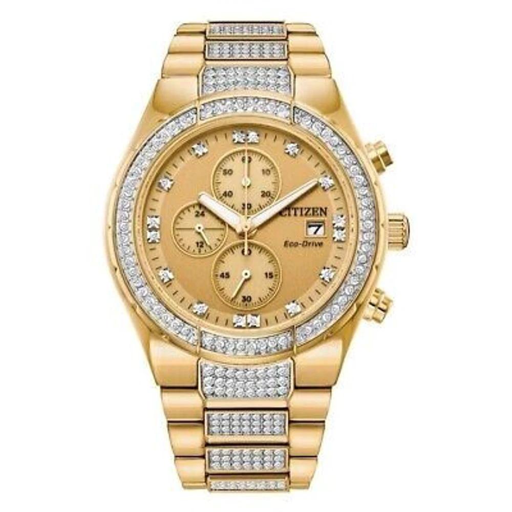 Citizen Armbanduhr aus Edelstahl in Gold by Citizen