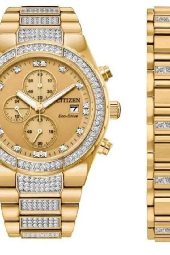 Citizen Armbanduhr aus Edelstahl in Gold by Citizen