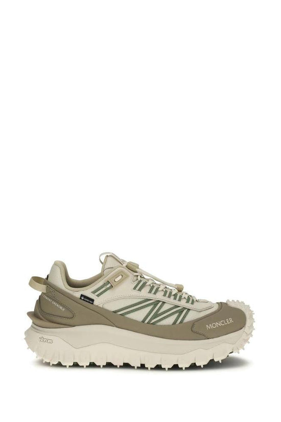 Moncler Beige Polyamid-Sneakers für sportliche Aktivitäten by Moncler