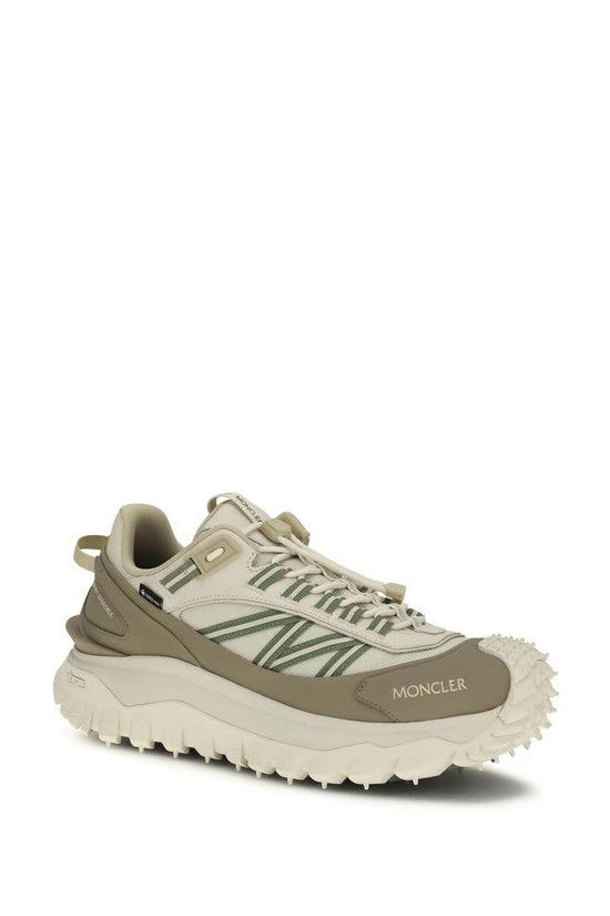 Moncler Beige Polyamid-Sneakers für sportliche Aktivitäten by Moncler