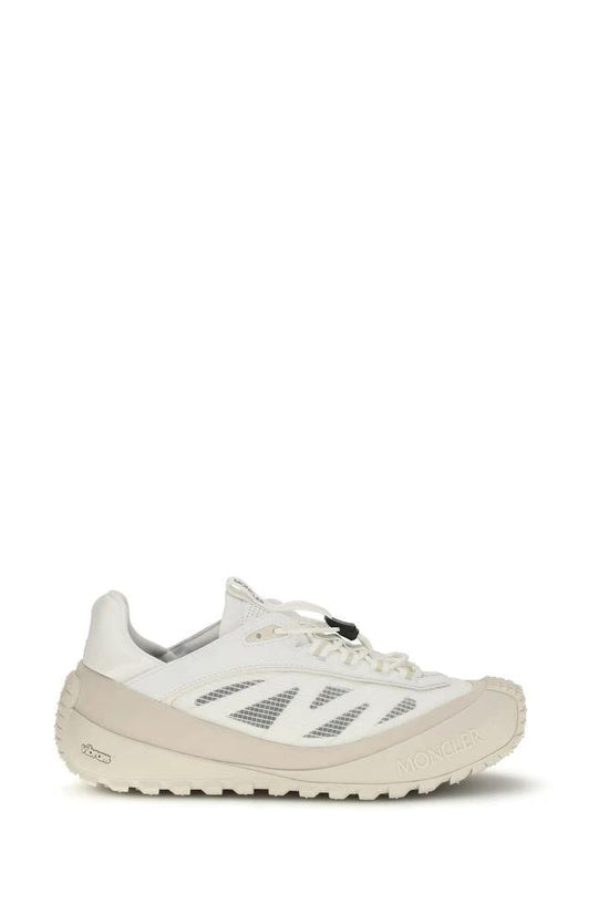 Moncler Weiße Sneaker aus Polyester für sportliche Looks by Moncler