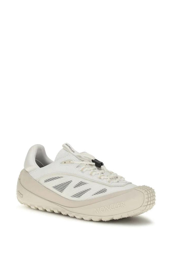 Moncler Weiße Sneaker aus Polyester für sportliche Looks by Moncler