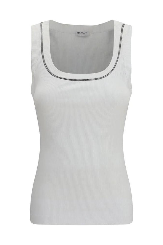 Brunello Cucinelli Top Weiß | ELORÉ by Brunello Cucinelli