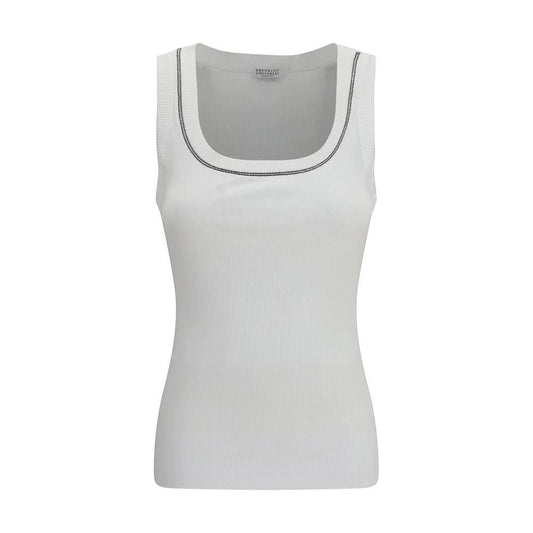 Brunello Cucinelli Top Weiß | ELORÉ by Brunello Cucinelli