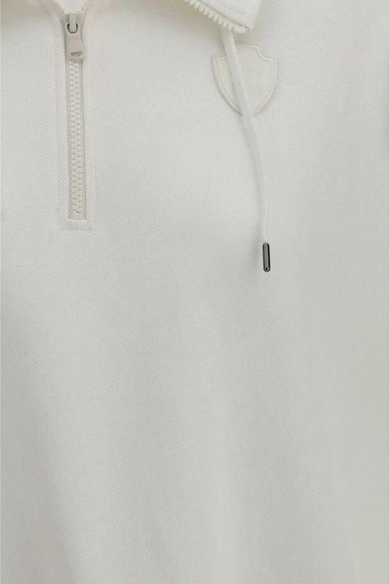 Brunello Cucinelli Weißes Baumwoll-Sweatshirt by Brunello Cucinelli
