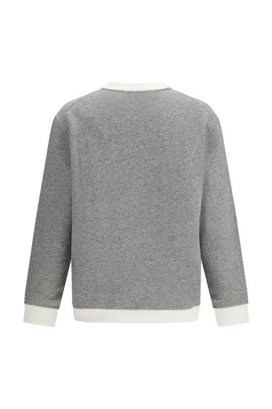 Brunello Cucinelli Graues Baumwoll-Sweatshirt by Brunello Cucinelli