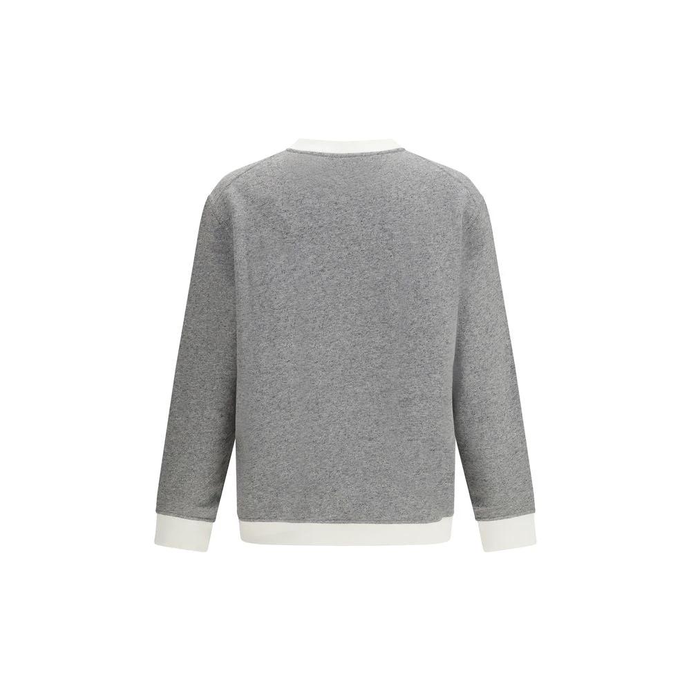 Brunello Cucinelli Graues Baumwoll-Sweatshirt by Brunello Cucinelli