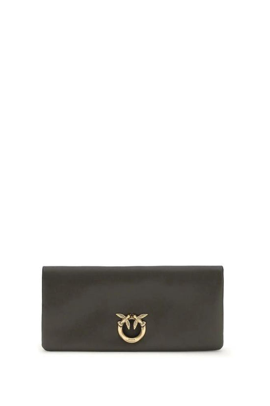 PINKO Bicolor Calf Leather Bos Taurus Clutch Bag by PINKO