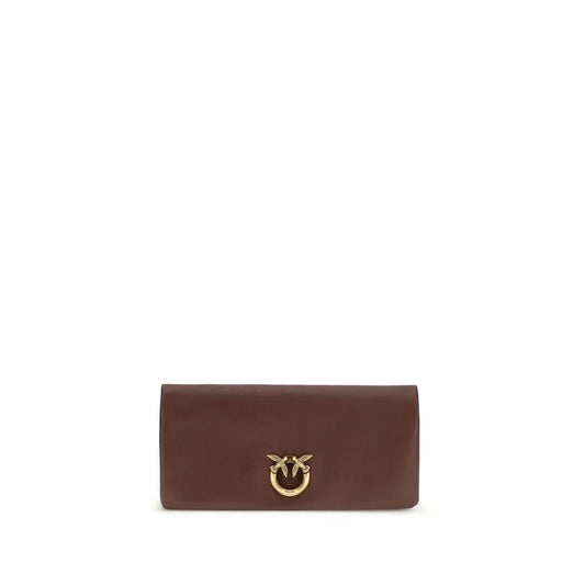 PINKO Bordeaux Kalbsleder Bos Taurus Clutch Bag by PINKO