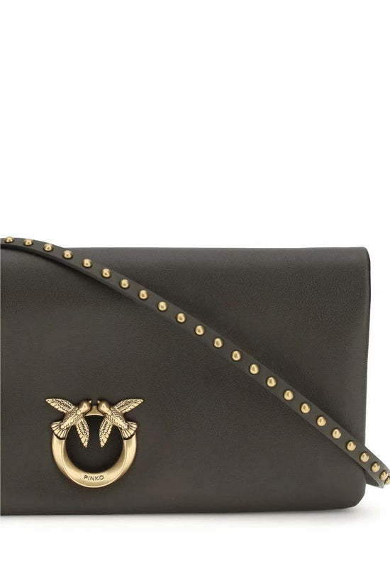 PINKO Bicolor Calf Leather Bos Taurus Clutch Bag by PINKO