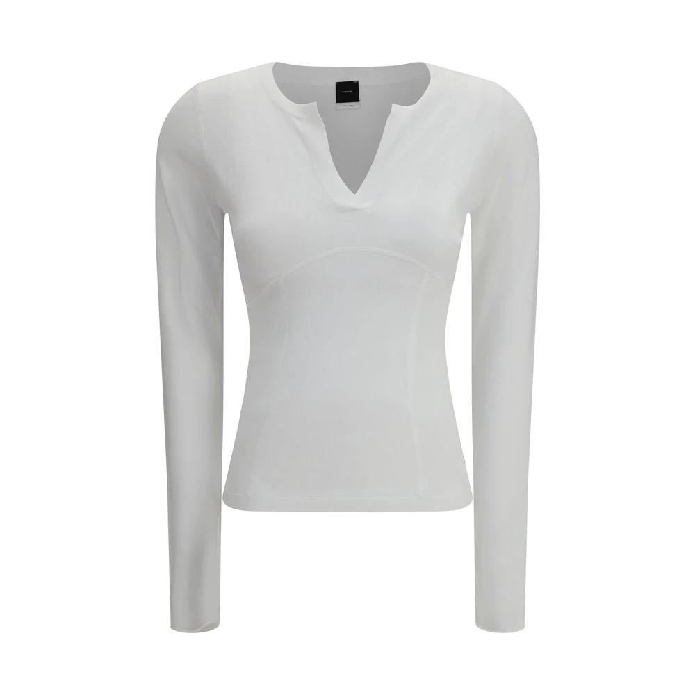 PINKO Weißer Sweatshirt aus Viskose by PINKO