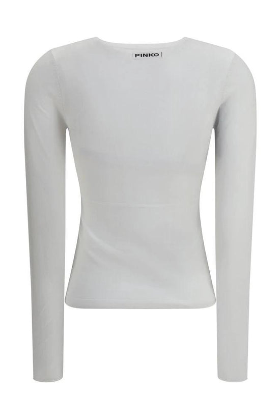 PINKO Weißer Sweatshirt aus Viskose by PINKO