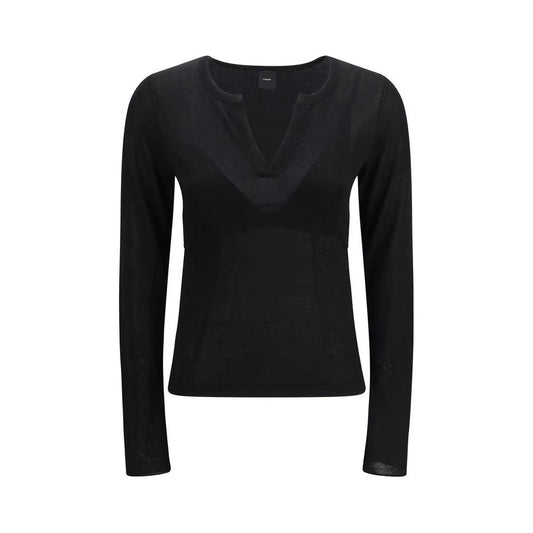 PINKO Schwarzer Sweatshirt aus Viskose by PINKO