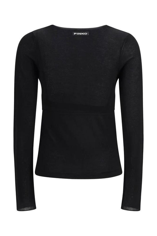 PINKO Schwarzer Sweatshirt aus Viskose by PINKO