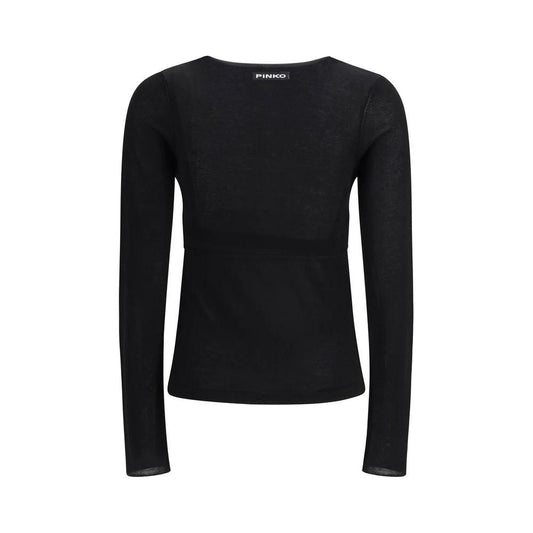 PINKO Schwarzer Sweatshirt aus Viskose by PINKO