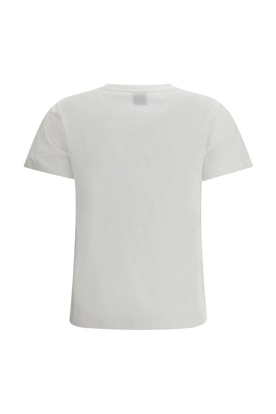 PINKO Weißes Baumwoll-T-Shirt by PINKO