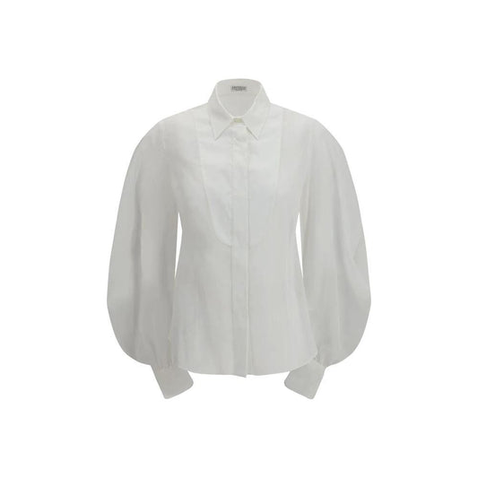 Brunello Cucinelli Cucinelli Weiße Baumwollbluse by Brunello Cucinelli Cucinelli
