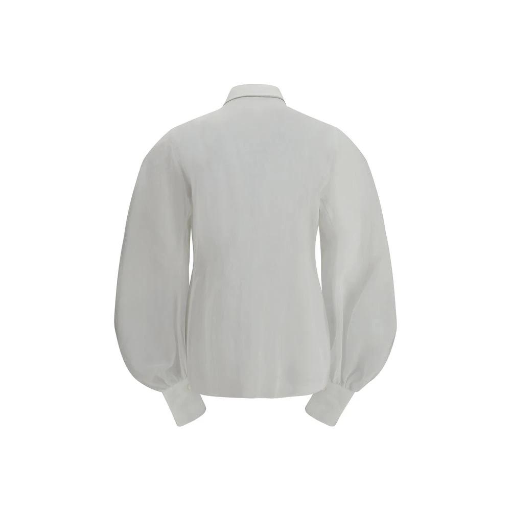 Brunello Cucinelli Weiße Baumwollbluse by Brunello Cucinelli