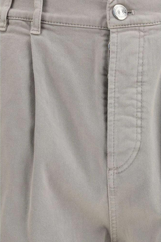 Brunello Cucinelli Braune Baumwoll-Freizeithose by Brunello Cucinelli