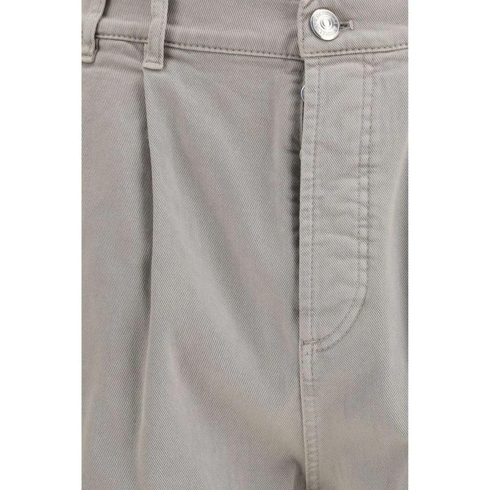 Brunello Cucinelli Braune Baumwoll-Freizeithose by Brunello Cucinelli