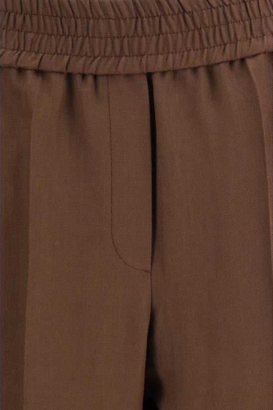 Brunello Cucinelli Braune Freizeithose aus Viskose by Brunello Cucinelli