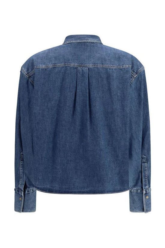 Brunello Cucinelli Blaues Denim-Hemd by Brunello Cucinelli