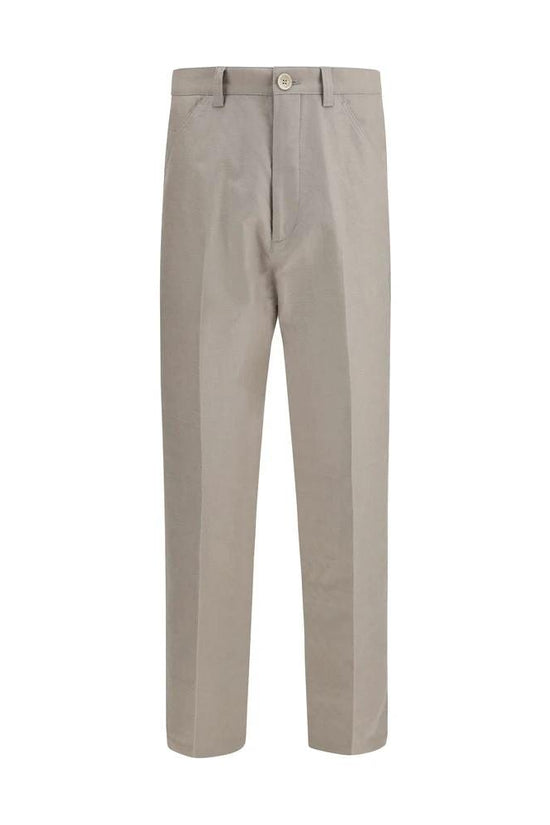 Brunello Cucinelli Cucinelli Beige Cotton Casual Pants by Brunello Cucinelli Cucinelli