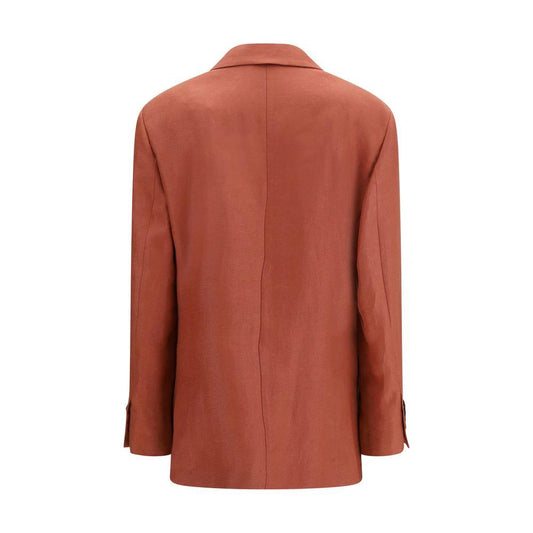 Brunello Cucinelli Mehrfarbiger Leinenblazer by Brunello Cucinelli