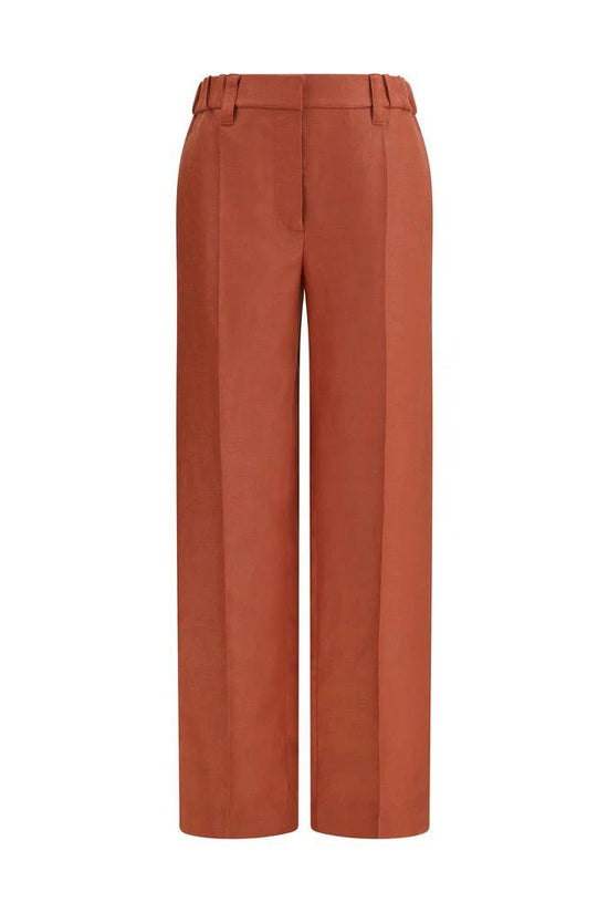 Brunello Cucinelli Cucinelli Multicolor Linen Casual Pants by Brunello Cucinelli Cucinelli