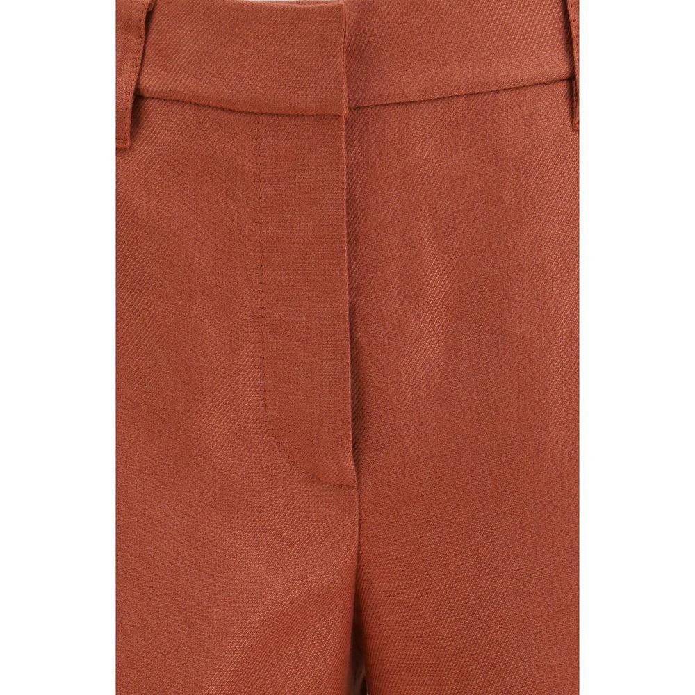 Brunello Cucinelli Multicolor Linen Casual Pants by Brunello Cucinelli