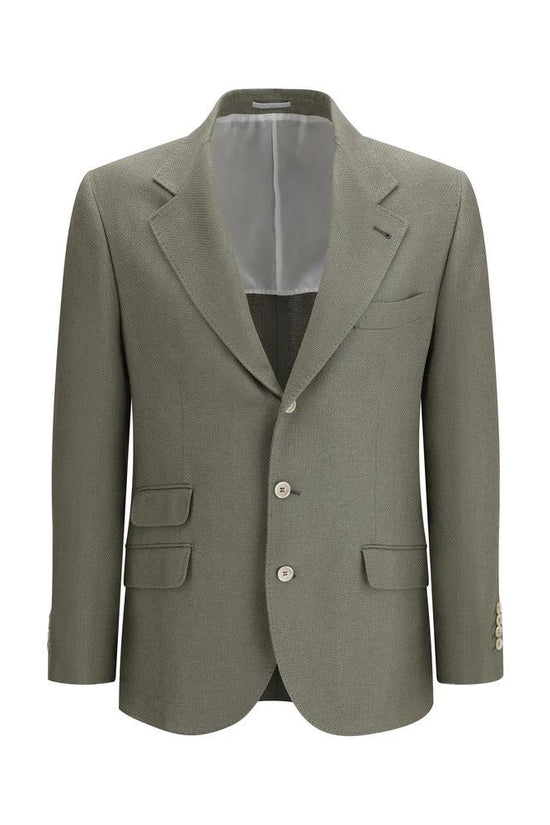 Brunello Cucinelli Cucinelli Zweifarbiger Seidenmantel by Brunello Cucinelli Cucinelli